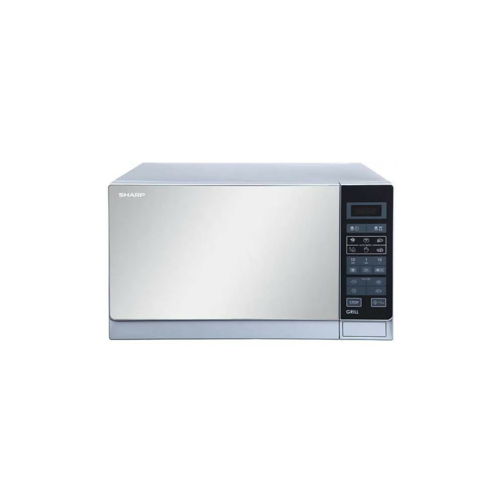 Sharp Microwave 25 Liter Digital 900 Watt Silver R-75MT(S) (International Warranty). Sharp Microwave 25 Liter Digital 900 Watt Silver R-75MT(S) (International Warranty).